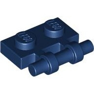 Lego destička 1x2 s tyčinkou (držákem), tmavě modrá (4184066)